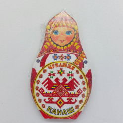 Магнит Матрешка Канаш