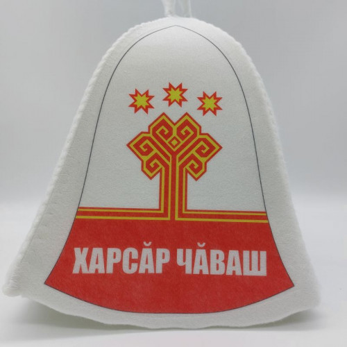 Шапка банная Харсар чаваш (принт)