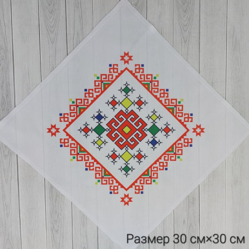 Салфетка вышивка 003 30*30 (принт) 