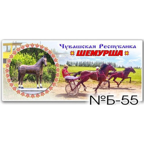 Магнит акриловый 133*60 Шемурша №Б-55
