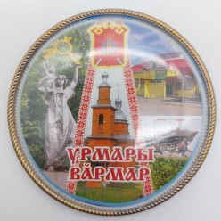 Магнит акриловый круглый Урмары 02